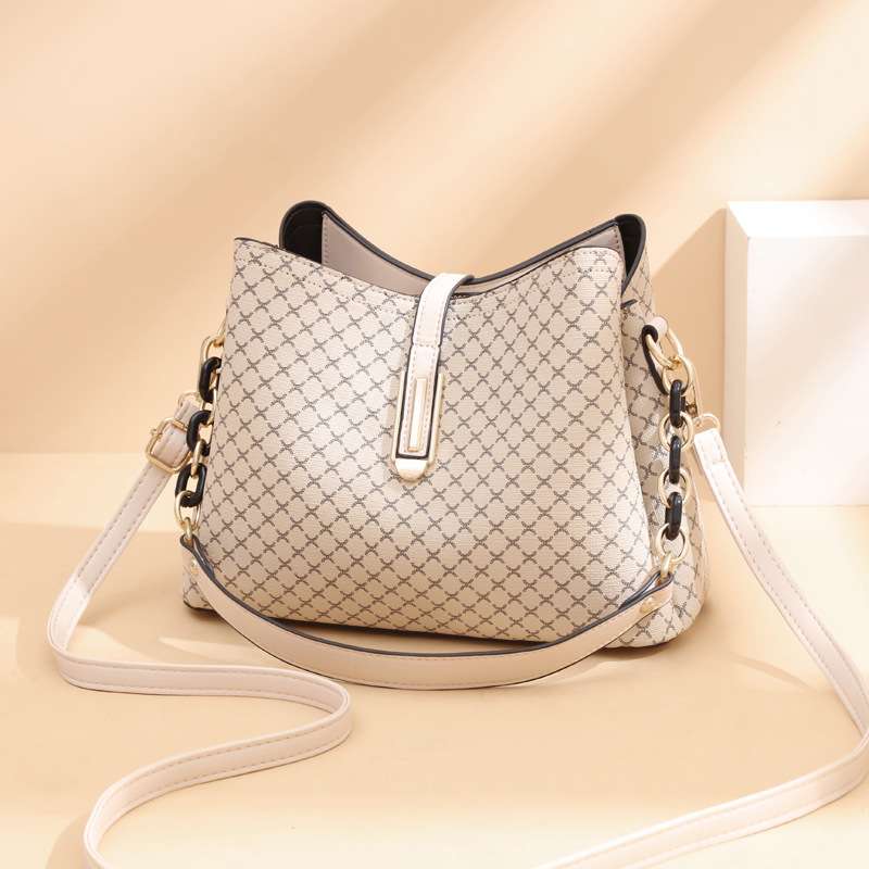 Elegant Women’s PU Leather Bucket Handbag