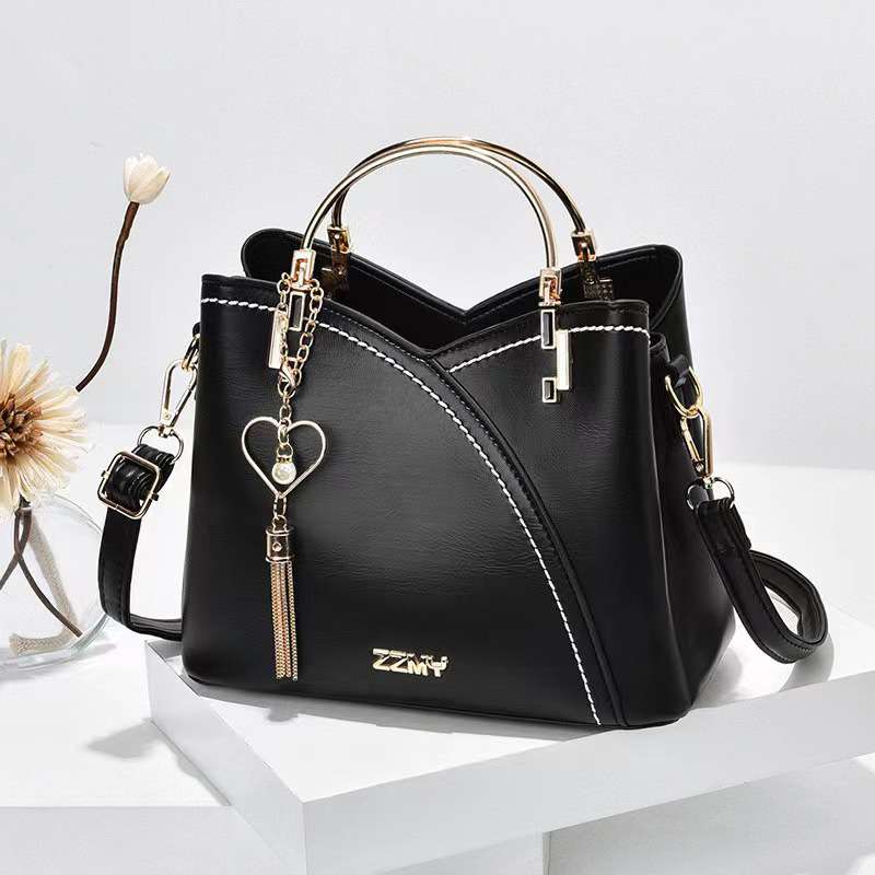 Luxury Korean Style Contrast Women Handbag – Large Capacity Shoulder Messenger Bag