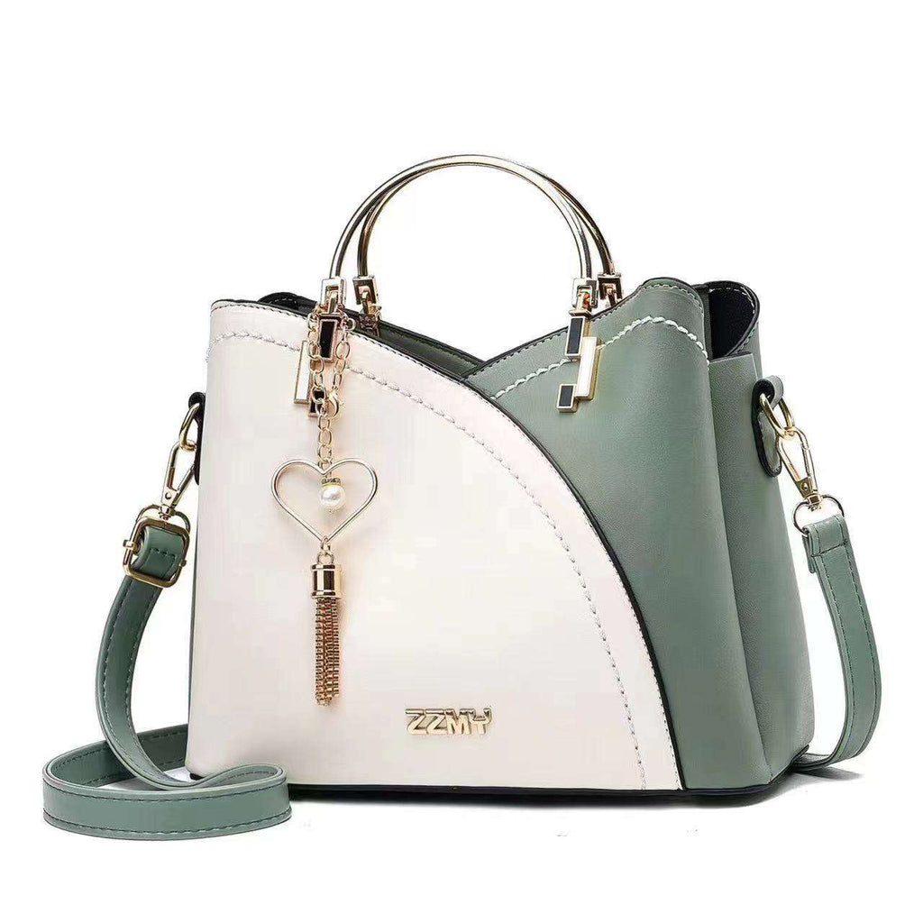 Luxury Korean Style Contrast Women Handbag – Large Capacity Shoulder Messenger Bag