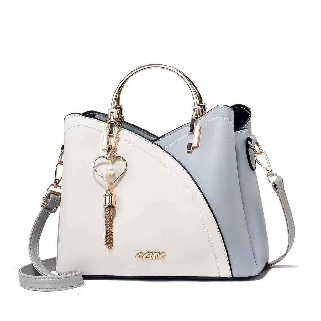 Luxury Korean Style Contrast Women Handbag – Large Capacity Shoulder Messenger Bag