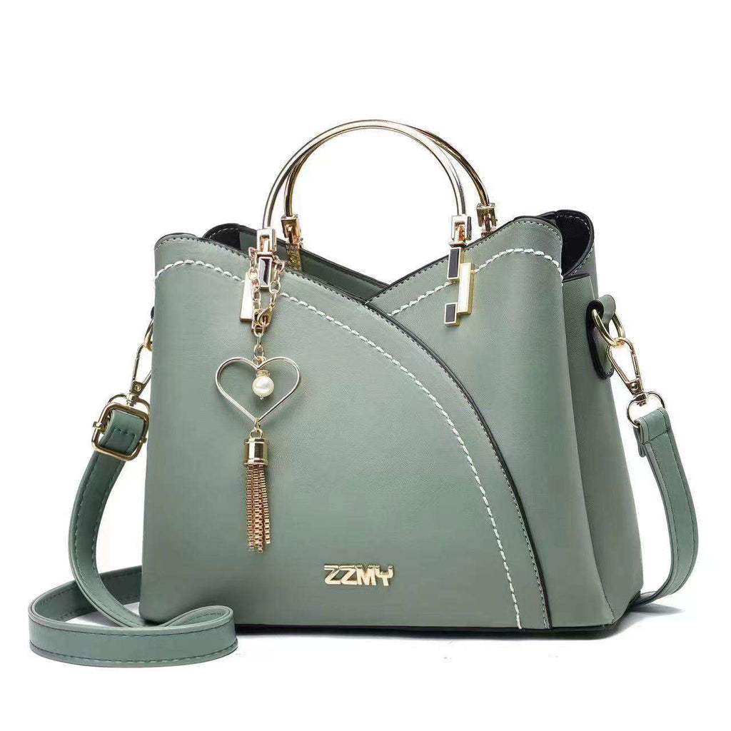 Luxury Korean Style Contrast Women Handbag – Large Capacity Shoulder Messenger Bag